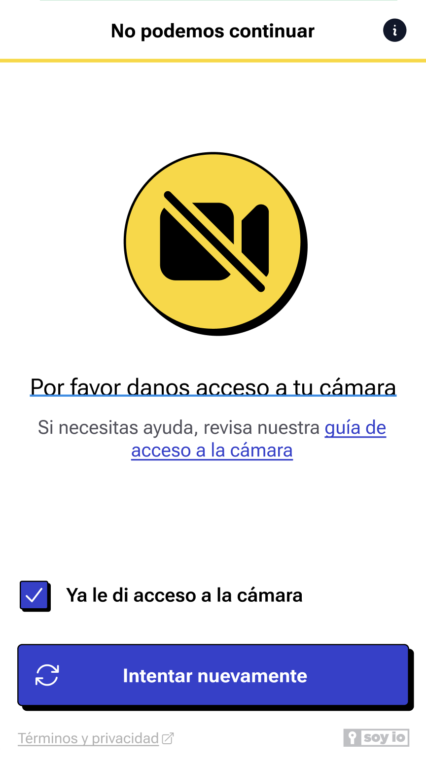 vista de error